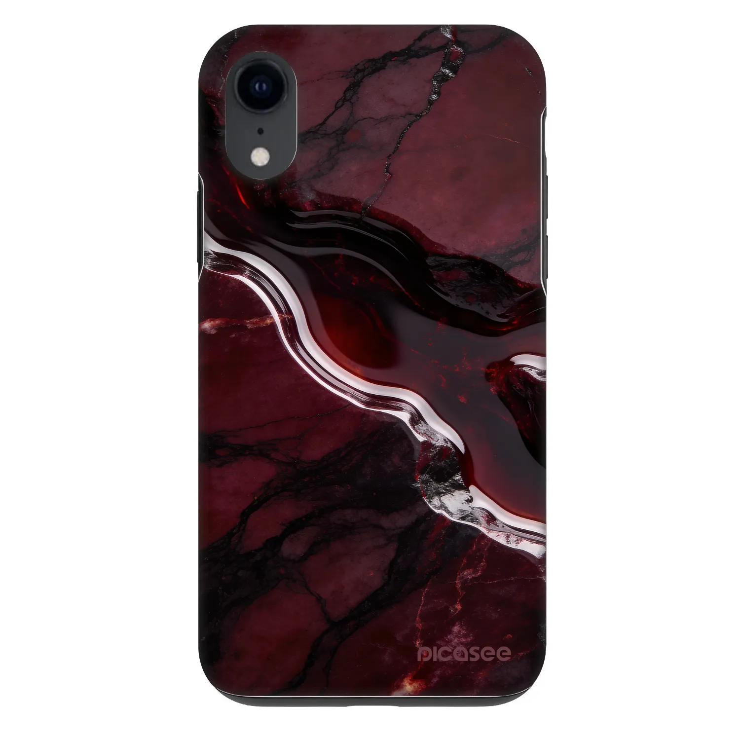 Picasee Fashion Case na Apple iPhone XR - Cherry stone