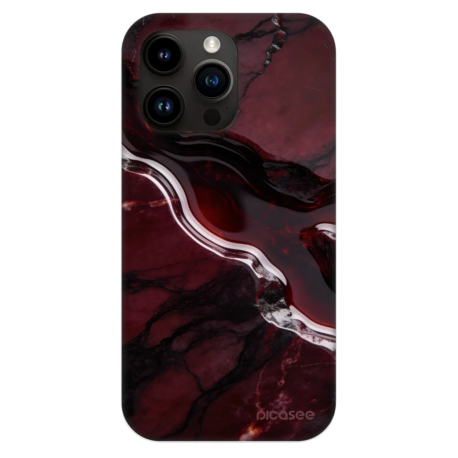 Picasee Fashion Case MagSafe na Apple iPhone 13 Pro - Cherry stone