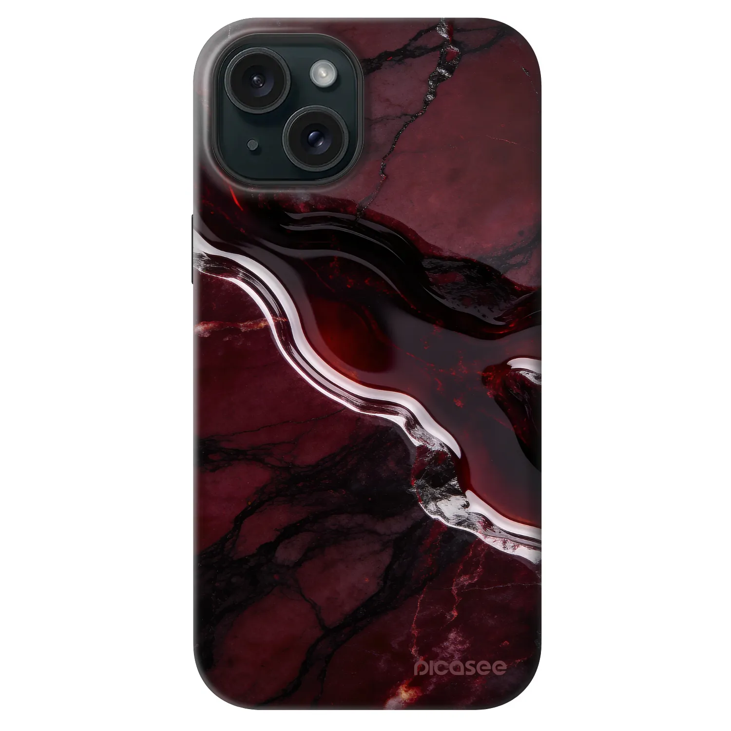 Picasee Fashion Case MagSafe na Apple iPhone 14 - Cherry stone