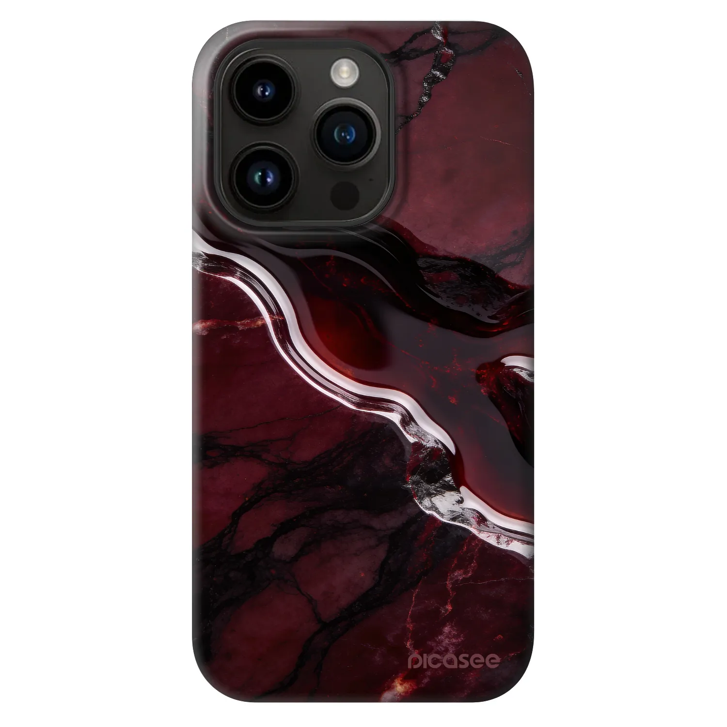 Picasee Fashion Case MagSafe na Apple iPhone 14 Pro - Cherry stone