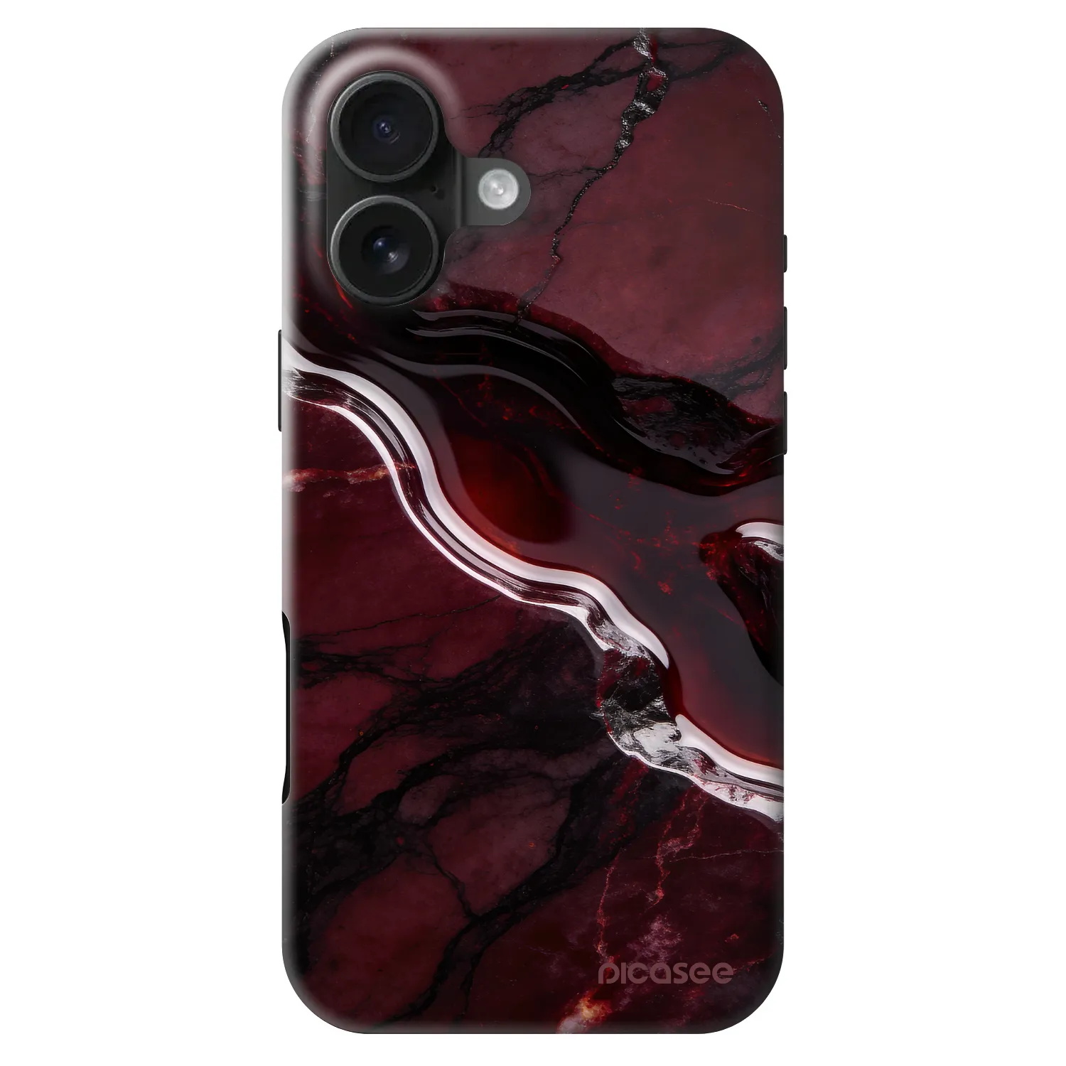 Picasee Fashion Case MagSafe na Apple iPhone 16 - Cherry stone