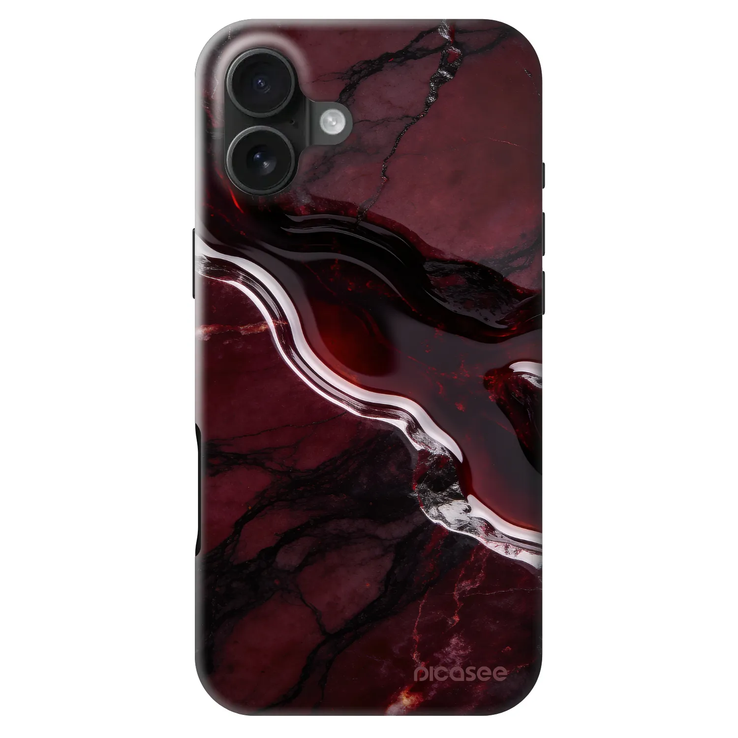 Picasee Fashion Case MagSafe na Apple iPhone 16 Plus - Cherry stone