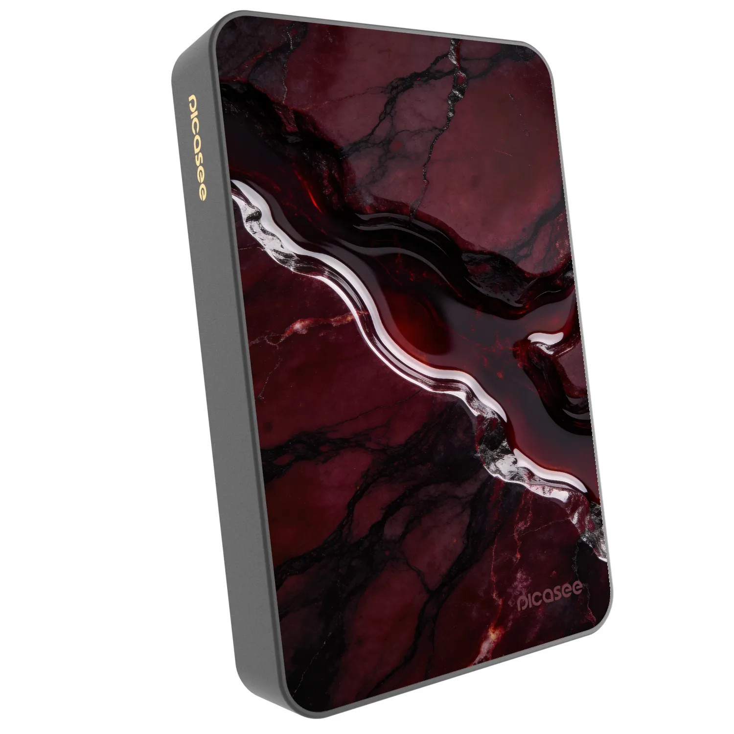 Picasee Powerbank z MagSafe 10 000 mAh Szary - Cherry stone