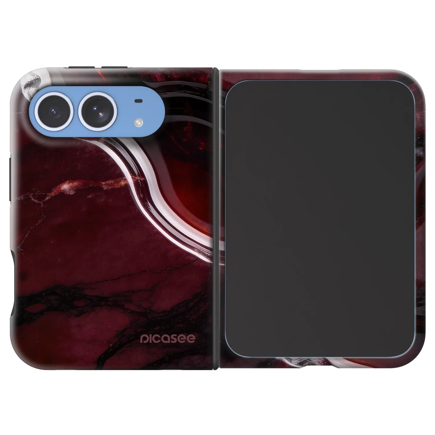 Picasee Fashion Case MagSafe na Apple iPhone Duo - Cherry stone