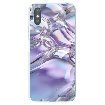 Picasee silikonowe przeźroczyste etui na Xiaomi Redmi 9A - Iridescent bubbles