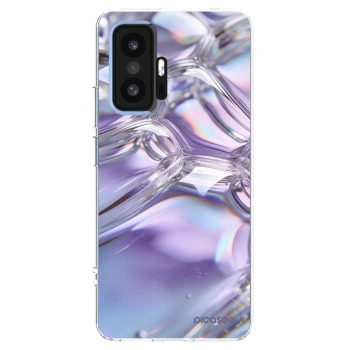 Picasee silikonowe przeźroczyste etui na Xiaomi 11T - Iridescent bubbles