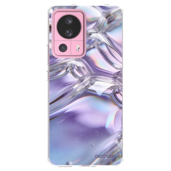 Picasee silikonowe przeźroczyste etui na Xiaomi 13 Lite - Iridescent bubbles