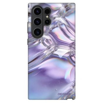 Picasee Fashion Case na Samsung Galaxy S22 Ultra 5G - Iridescent bubbles