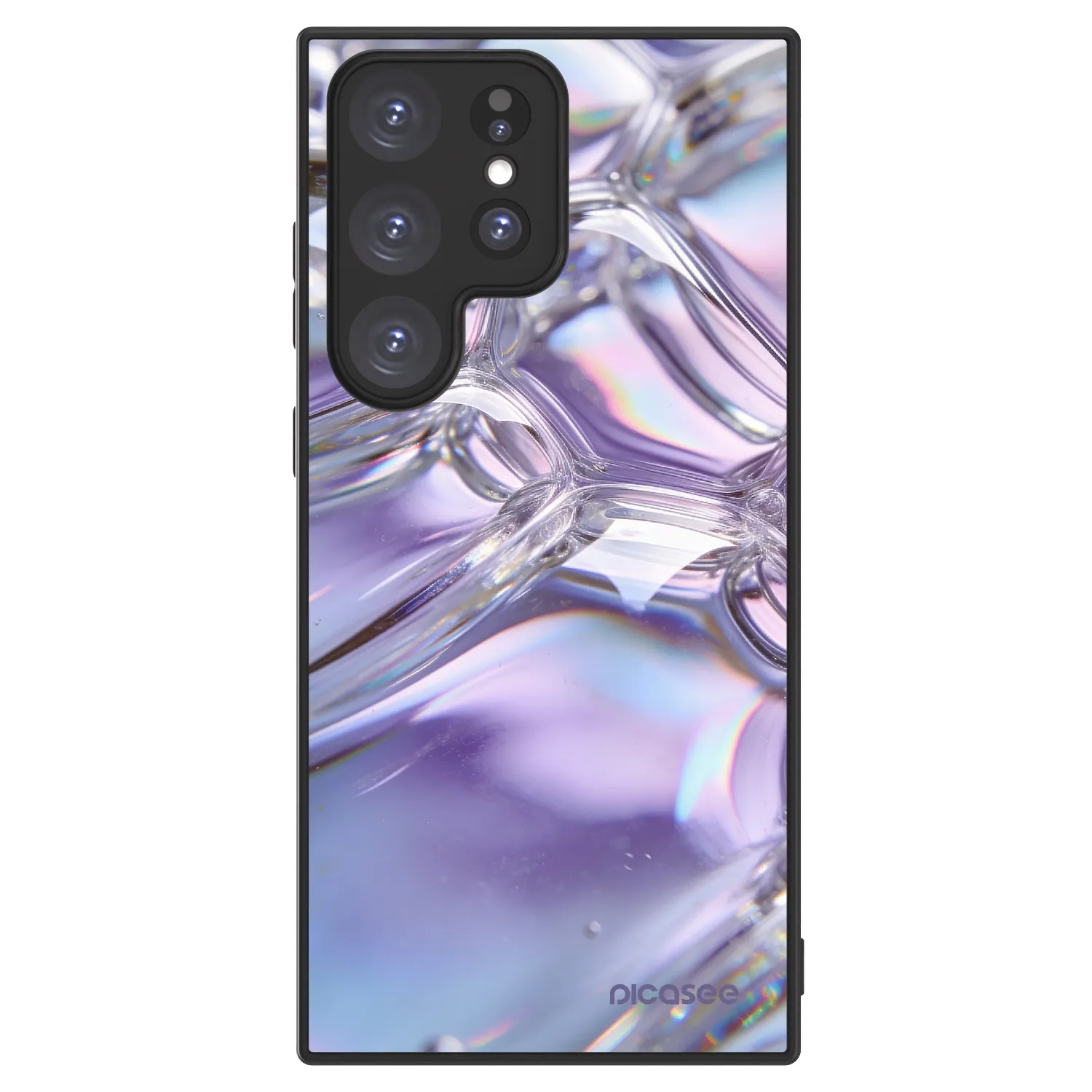 Picasee ULTIMATE CASE PowerShare pro Samsung Galaxy S23 Ultra 5G - Iridescent bubbles