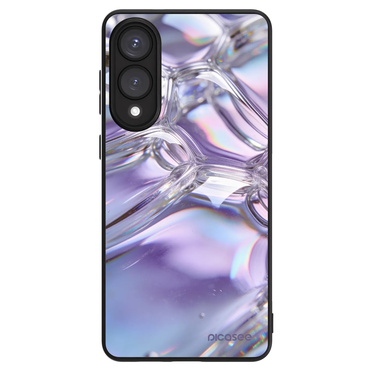 Picasee ULTIMATE CASE PowerShare pro Samsung Galaxy S25 Edge 5G - Iridescent bubbles