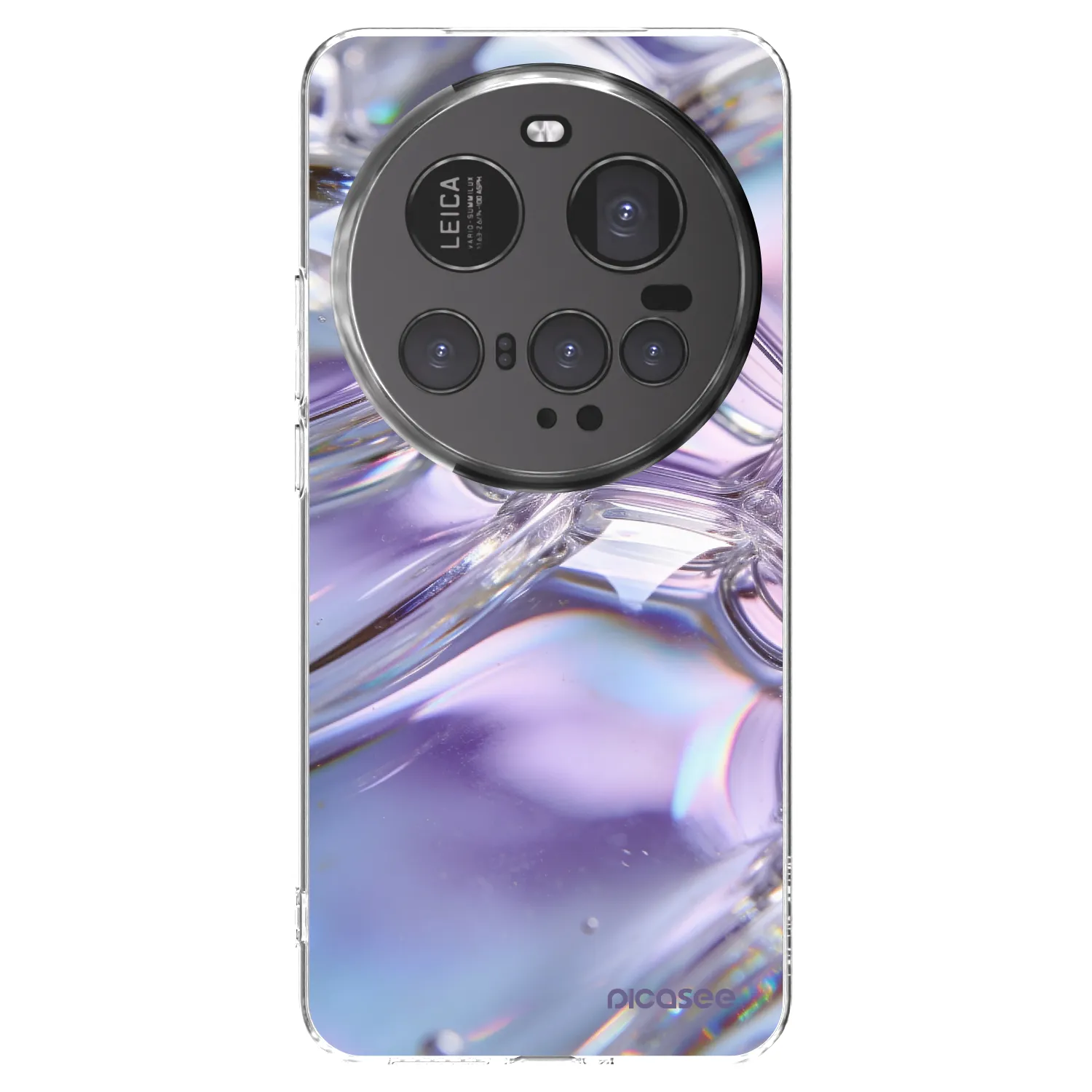 Picasee silikonowe przeźroczyste etui na Xiaomi 15 Ultra - Iridescent bubbles