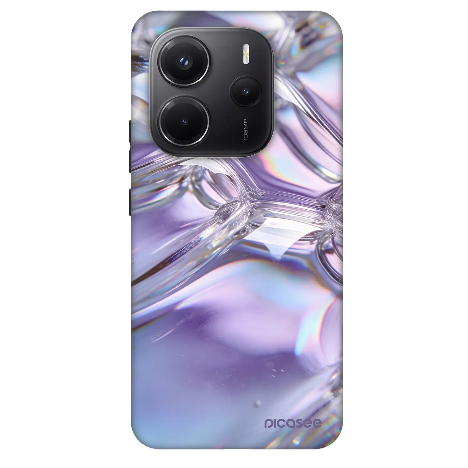 Picasee Fashion Case na Xiaomi Redmi Note 14 5G - Iridescent bubbles