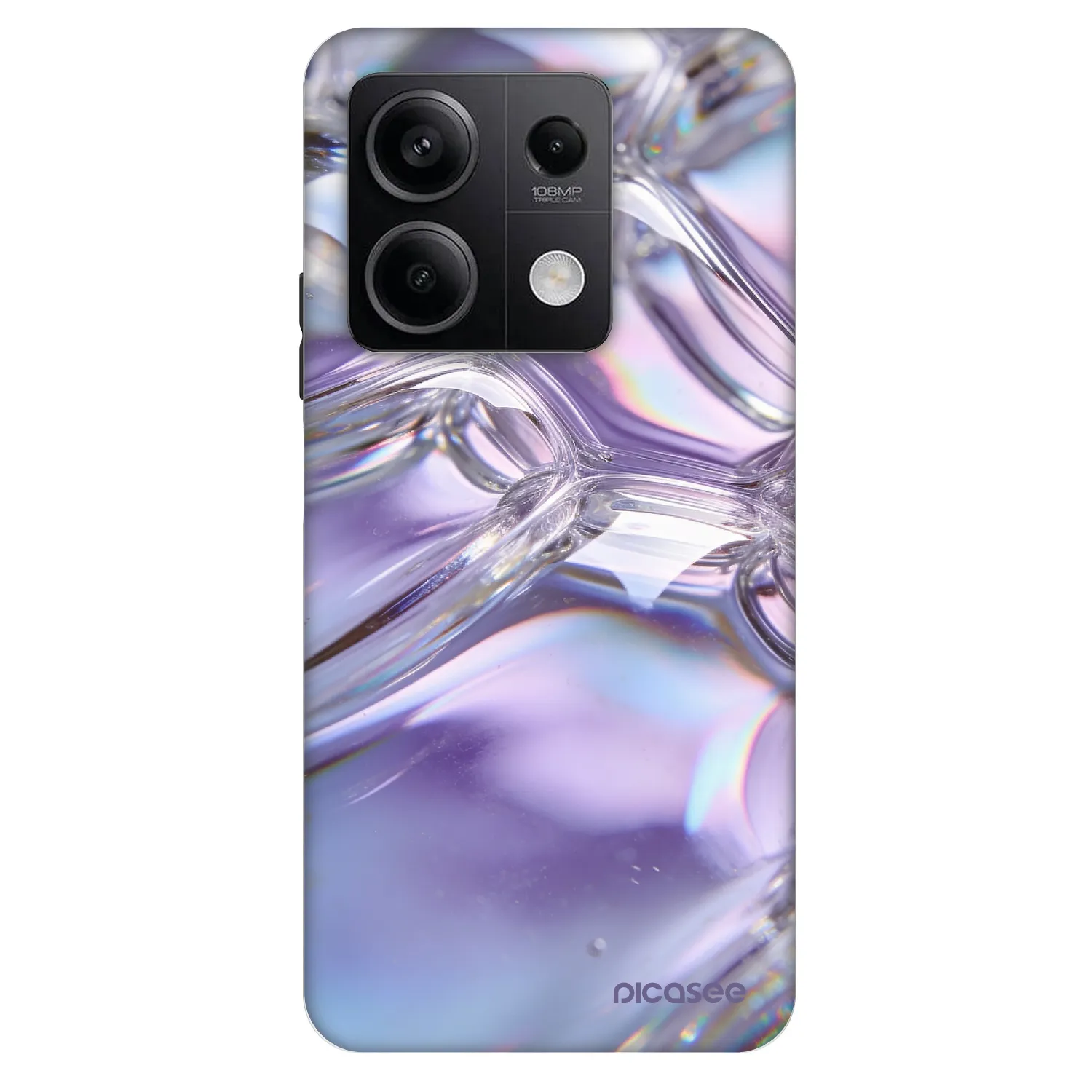 Picasee Fashion Case na Xiaomi Redmi Note 13 5G - Iridescent bubbles