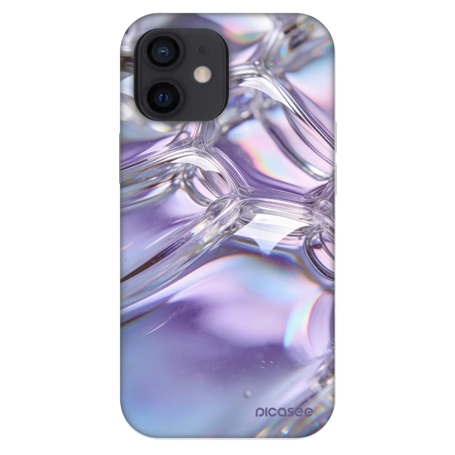 Picasee Fashion Case na Apple iPhone 12 mini - Iridescent bubbles