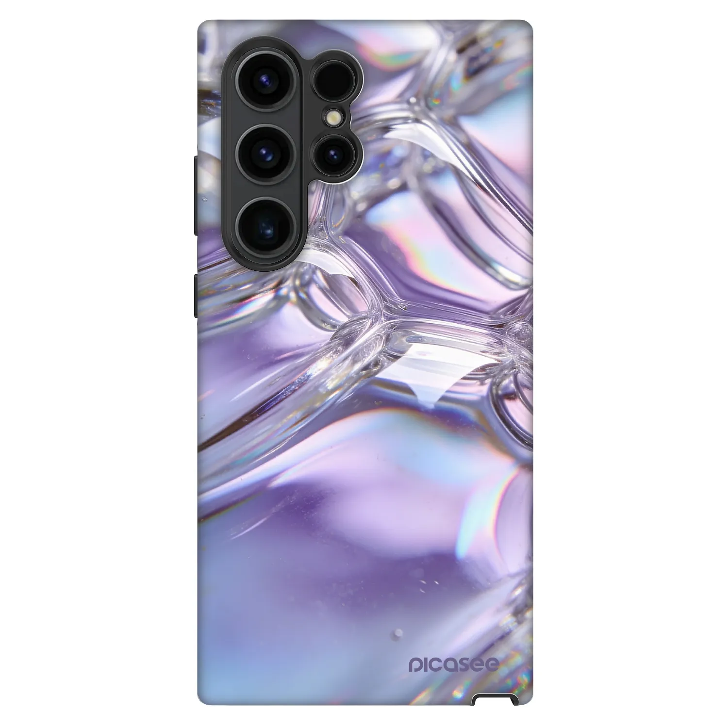 Picasee Fashion Case na Samsung Galaxy S22 Ultra 5G - Iridescent bubbles