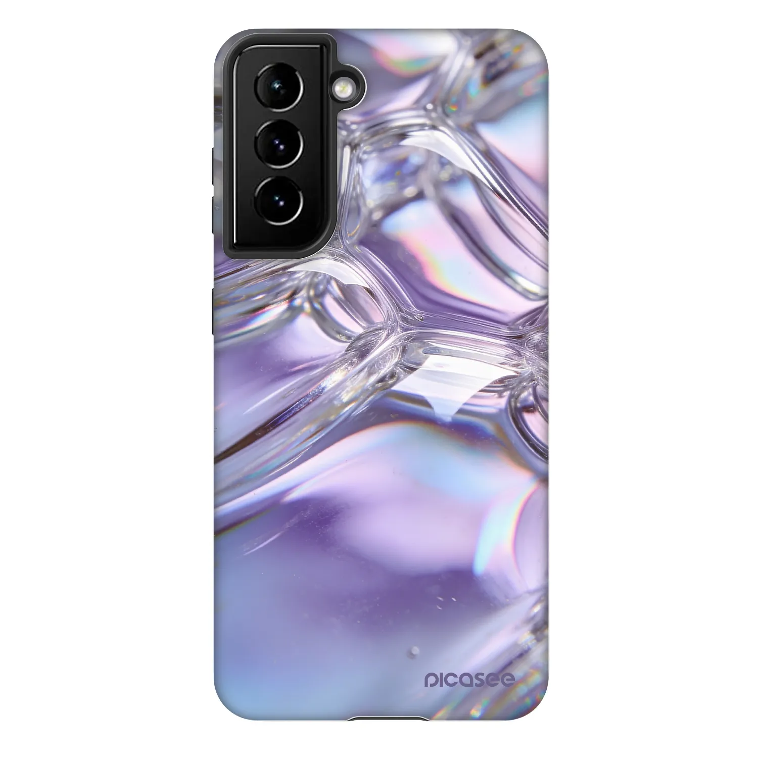 Picasee Fashion Case na Samsung Galaxy S21 FE 5G - Iridescent bubbles