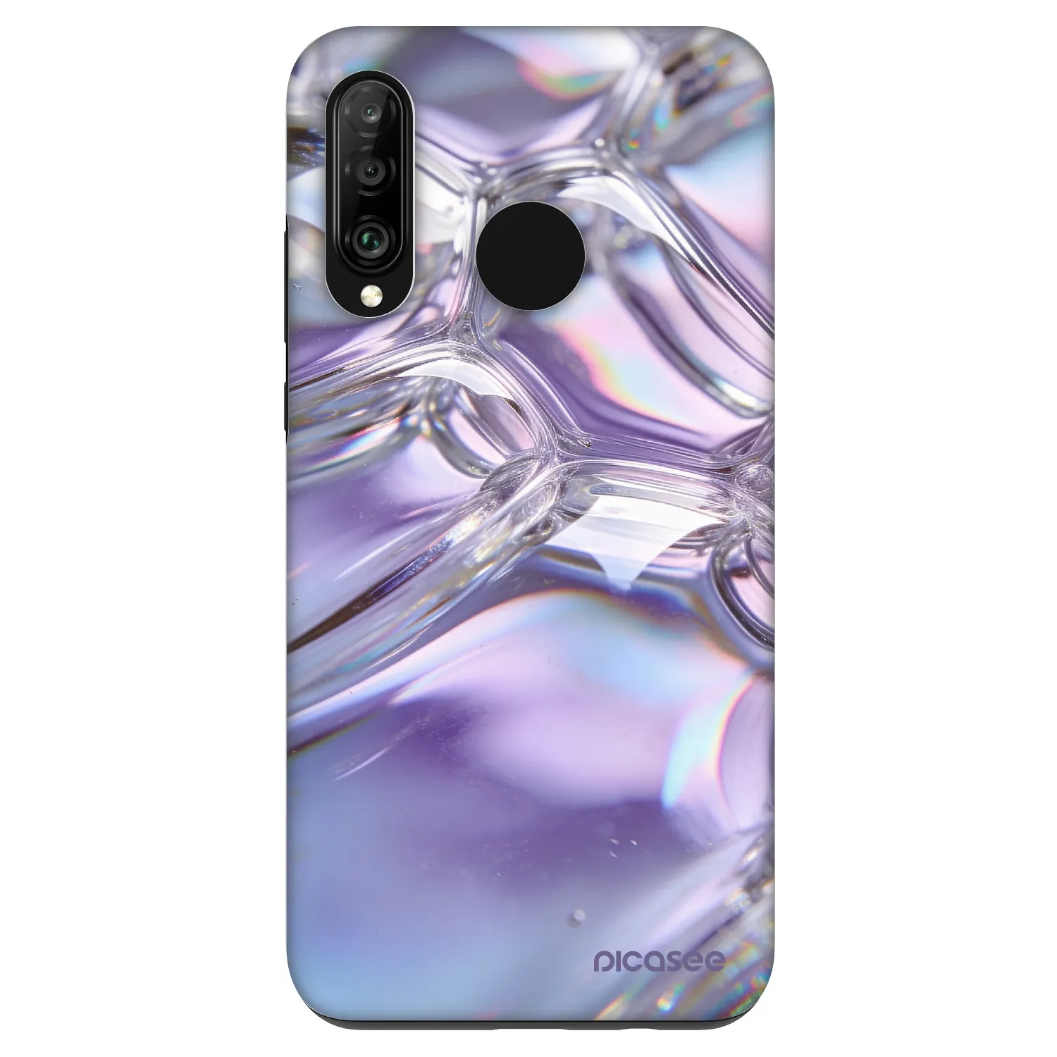 Picasee Fashion Case na Huawei P30 Lite - Iridescent bubbles