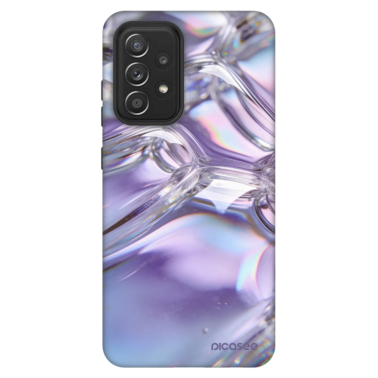 Picasee Fashion Case na Samsung Galaxy A52 5G A525F - Iridescent bubbles