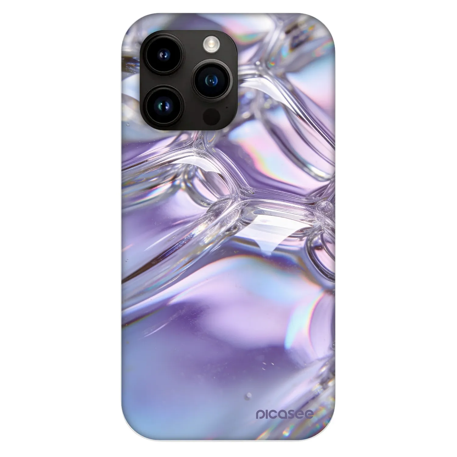 Picasee Fashion Case MagSafe na Apple iPhone 13 Pro - Iridescent bubbles