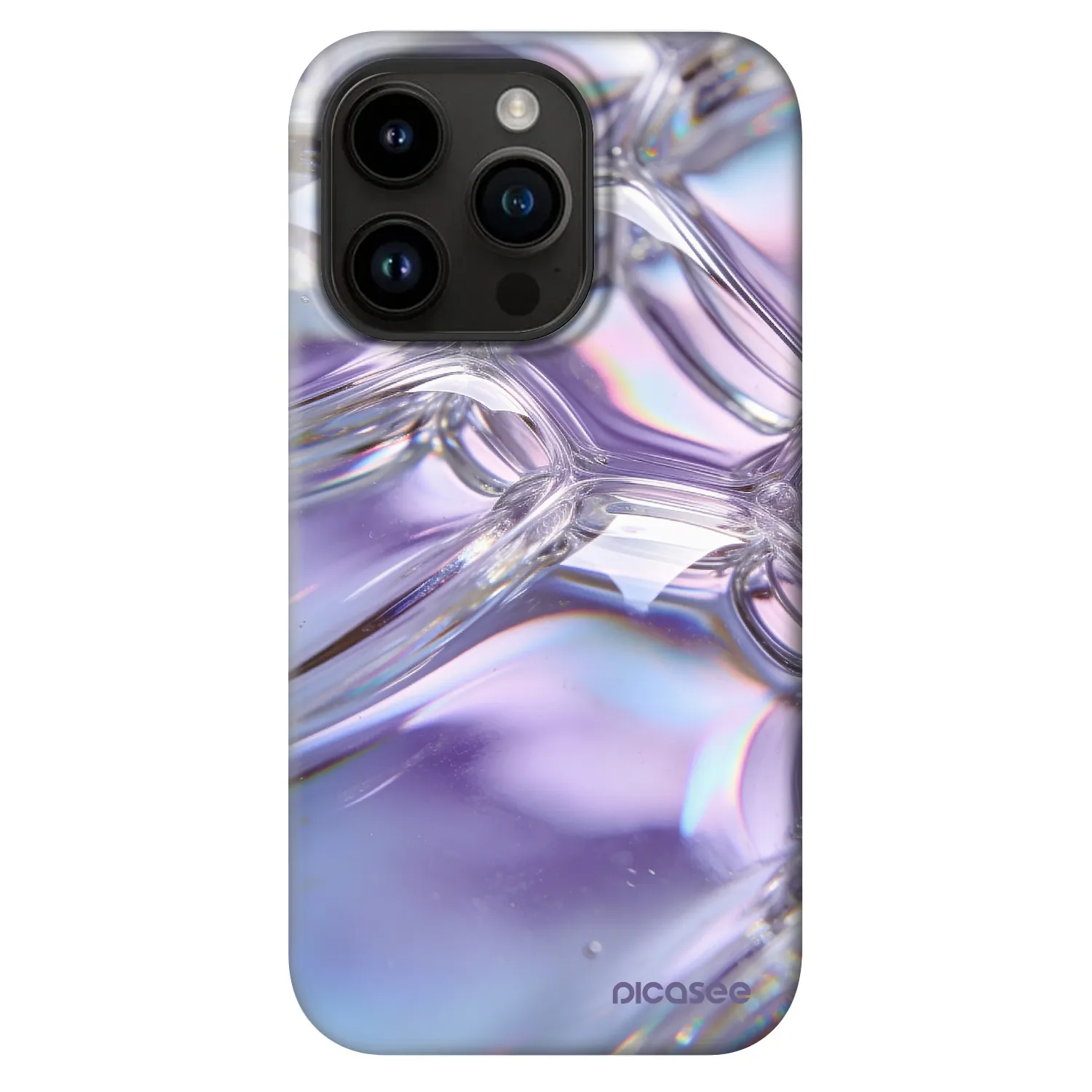 Picasee Fashion Case MagSafe na Apple iPhone 14 Pro - Iridescent bubbles