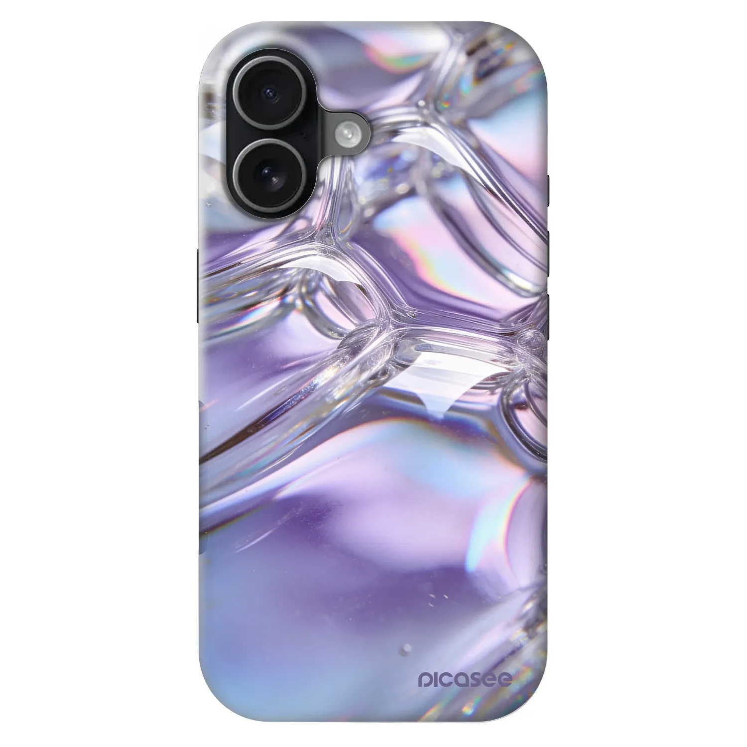 Picasee Fashion Case MagSafe na Apple iPhone 17 - Iridescent bubbles