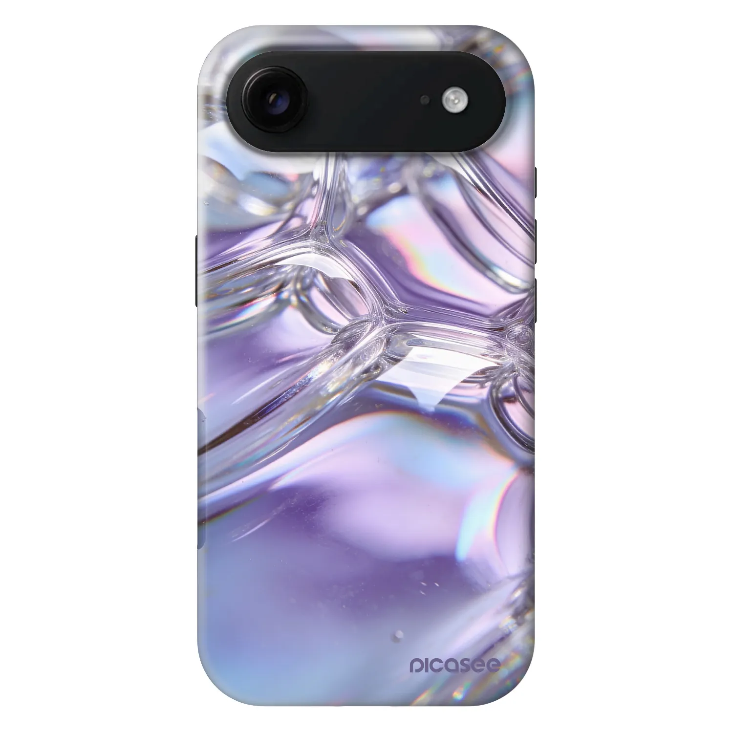 Picasee Fashion Case MagSafe na Apple iPhone Air - Iridescent bubbles