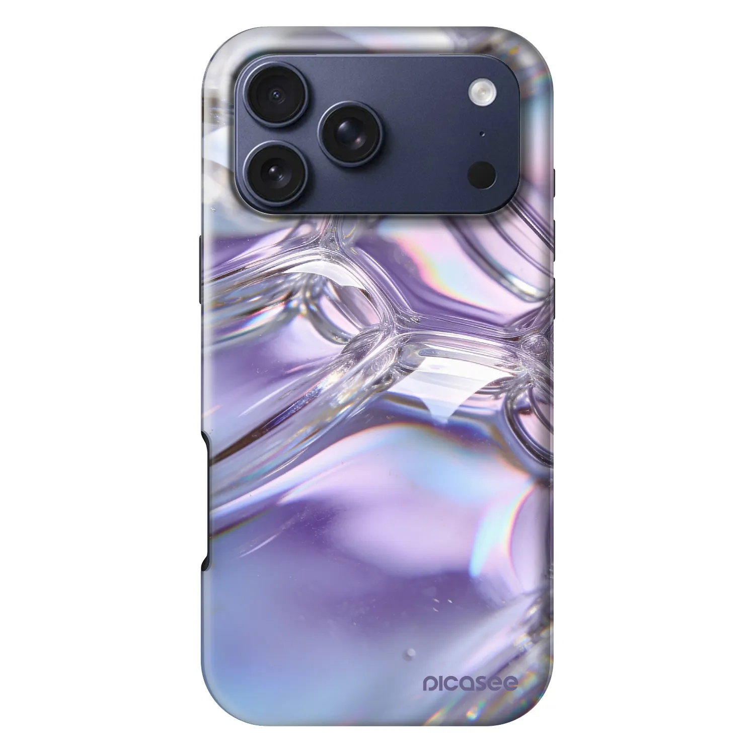 Picasee Fashion Case MagSafe na Apple iPhone 17 Pro Max - Iridescent bubbles