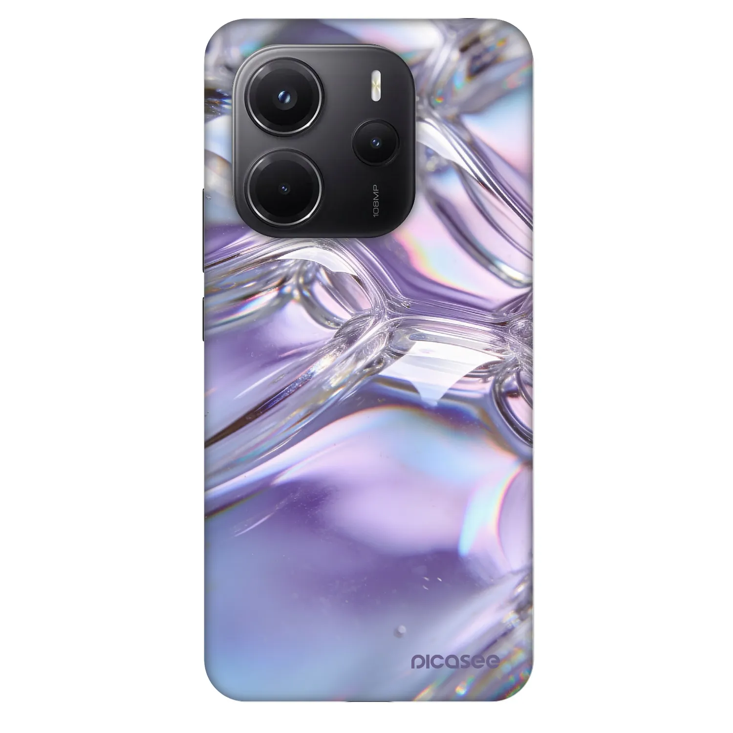 Picasee Fashion Case na Xiaomi Redmi Note 14 4G - Iridescent bubbles