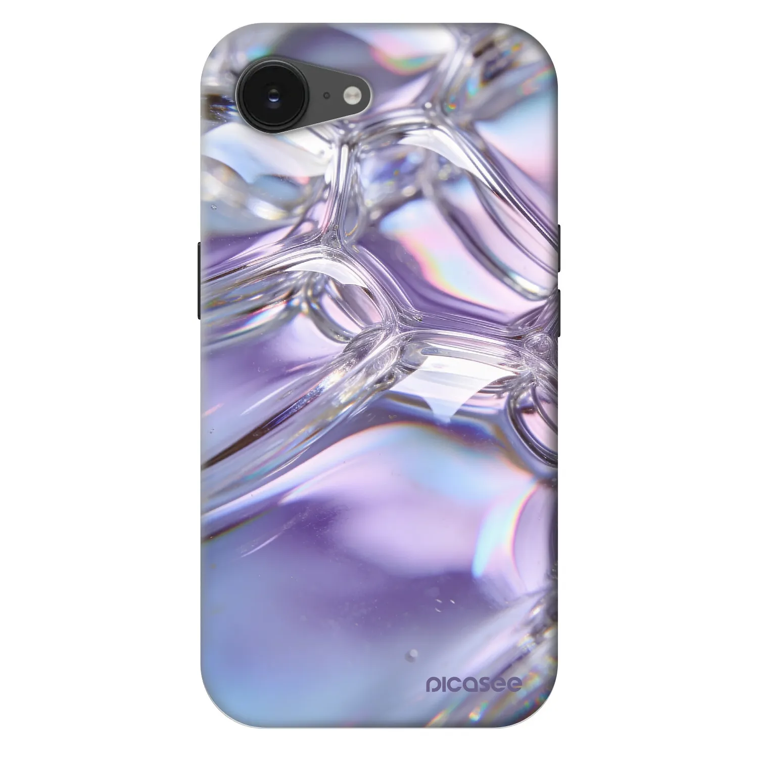 Picasee Fashion Case MagSafe na Apple iPhone 17e - Iridescent bubbles