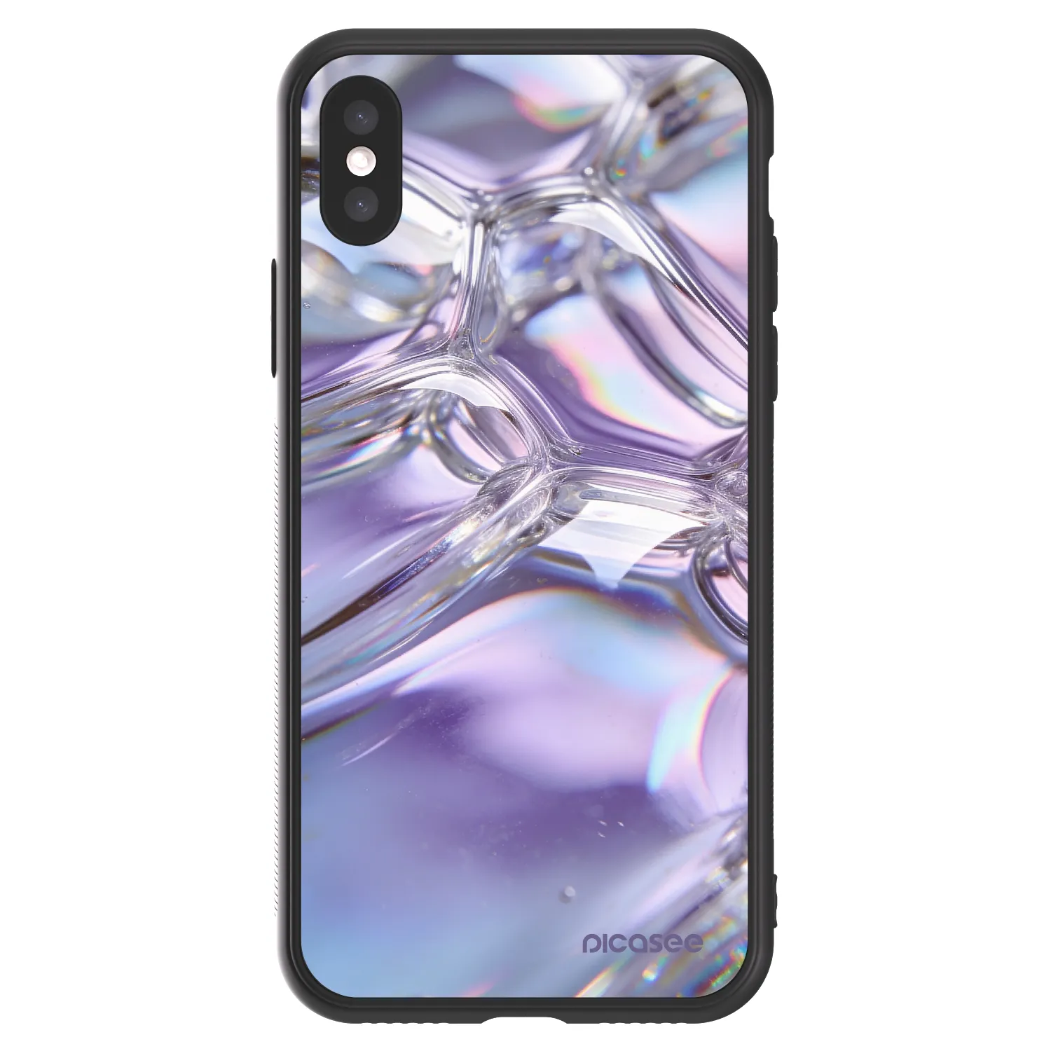 Picasee ULTIMATE CASE na Apple iPhone X/XS - Iridescent bubbles