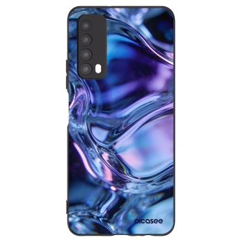 Picasee silikonowe czarne etui na Huawei P Smart 2021 - Iris liquid