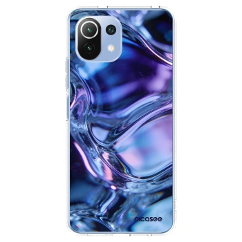Picasee silikonowe przeźroczyste etui na Xiaomi Mi 11 Lite - Iris liquid