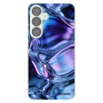 Picasee silikonowe przeźroczyste etui na Samsung Galaxy S25+ 5G - Iris liquid