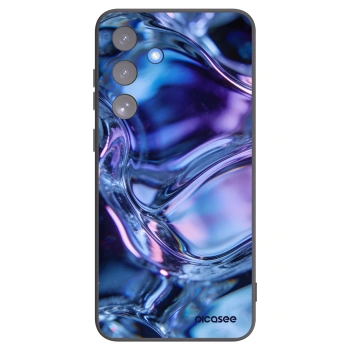 Picasee silikonowe czarne etui na Samsung Galaxy S25 FE 5G - Iris liquid