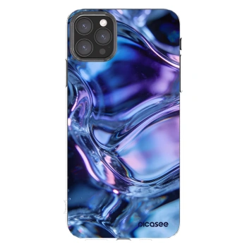 Picasee silikonowe przeźroczyste etui na Apple iPhone 11 Pro Max - Iris liquid