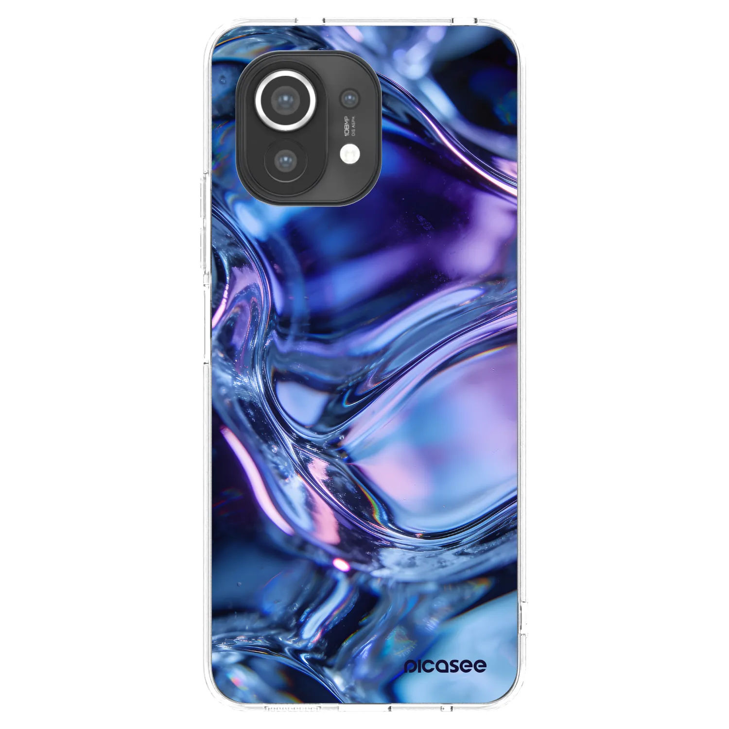 Picasee silikonowe przeźroczyste etui na Xiaomi Mi 11 - Iris liquid