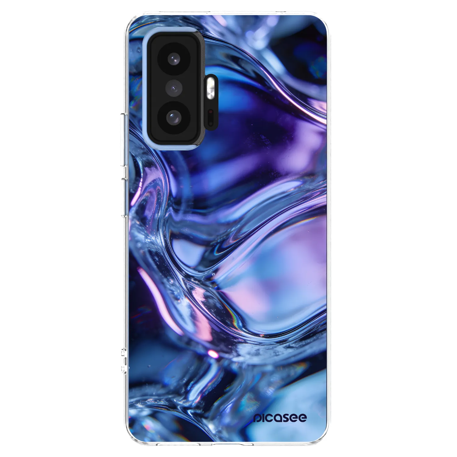 Picasee silikonowe przeźroczyste etui na Xiaomi 11T - Iris liquid