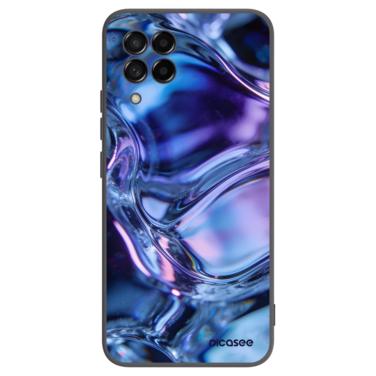 Picasee silikonowe czarne etui na Samsung Galaxy M53 5G - Iris liquid