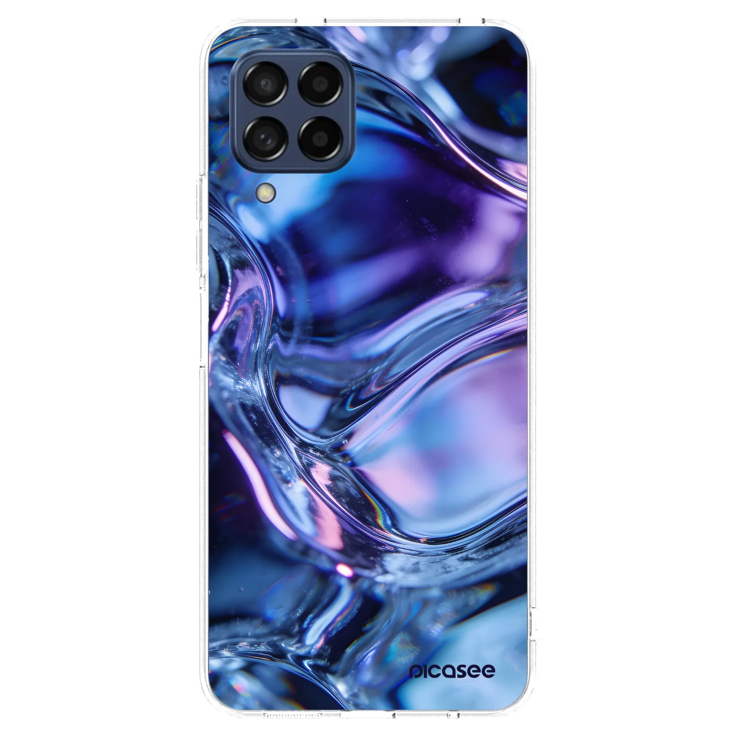 Picasee silikonowe przeźroczyste etui na Samsung Galaxy M53 5G - Iris liquid