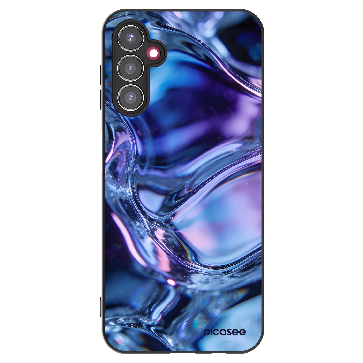 Picasee silikonowe czarne etui na Samsung Galaxy A14 5G A146P - Iris liquid