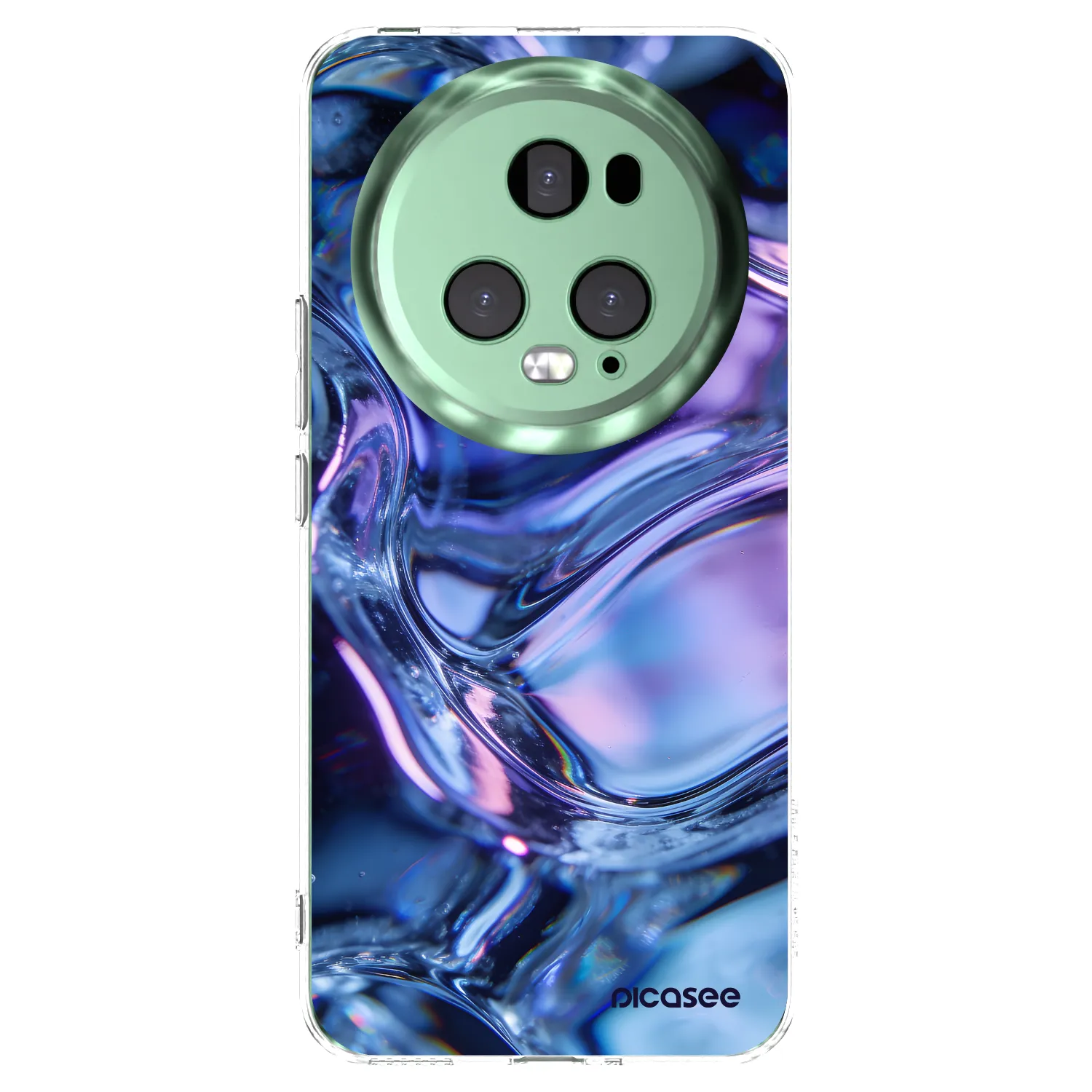 Picasee silikonowe przeźroczyste etui na Honor Magic5 Pro - Iris liquid