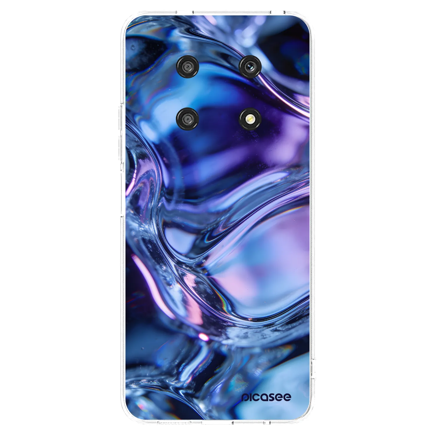 Picasee silikonowe przeźroczyste etui na Honor Magic4 Lite 5G - Iris liquid