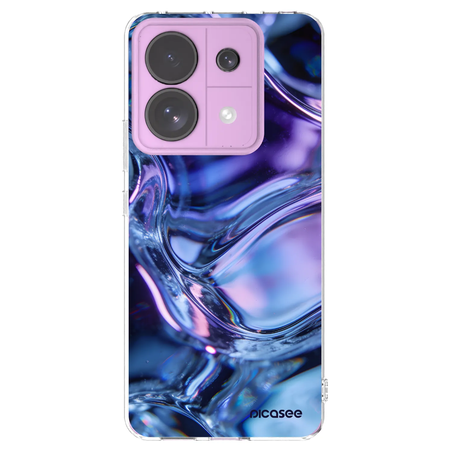 Picasee silikonowe przeźroczyste etui na Xiaomi Redmi Note 13 Pro 5G - Iris liquid