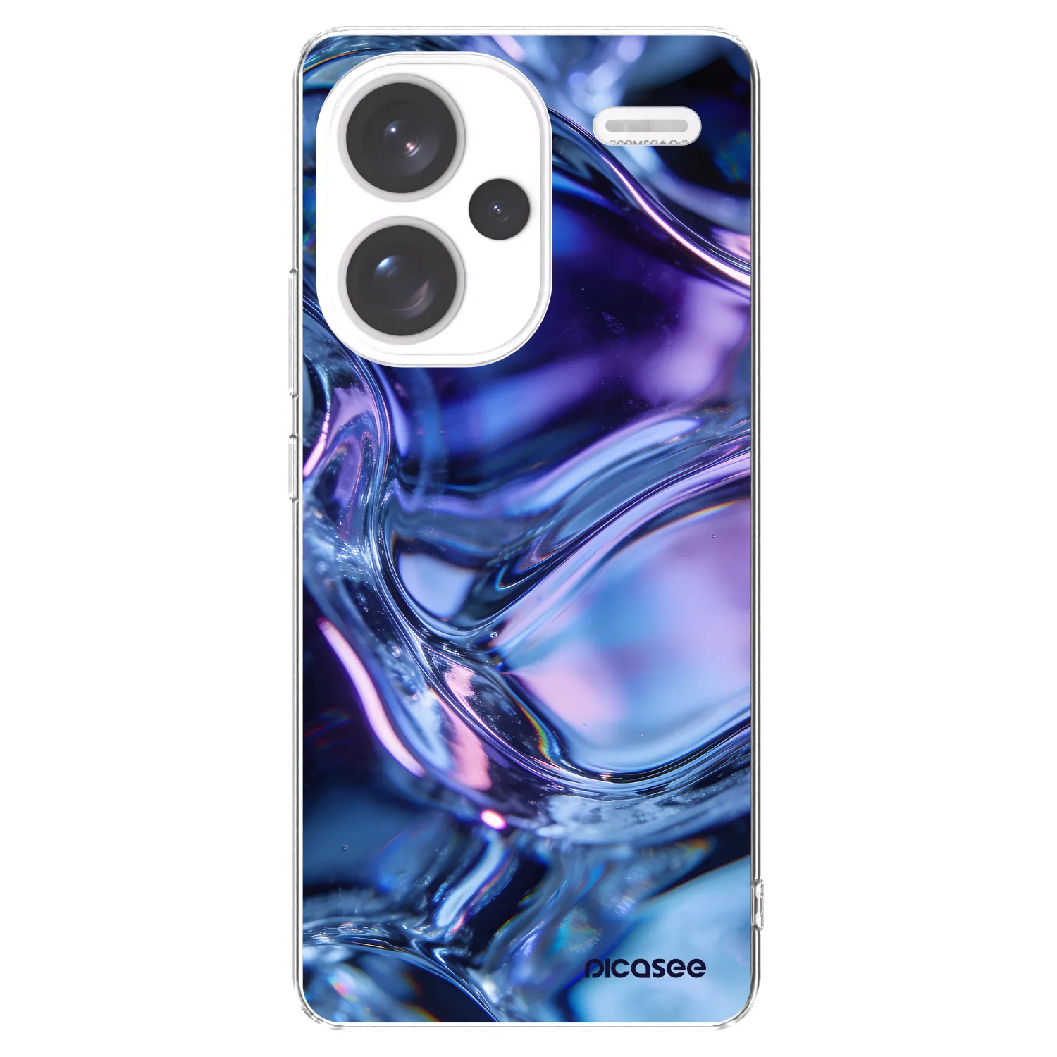 Picasee silikonowe przeźroczyste etui na Xiaomi Redmi Note 13 Pro+ 5G - Iris liquid