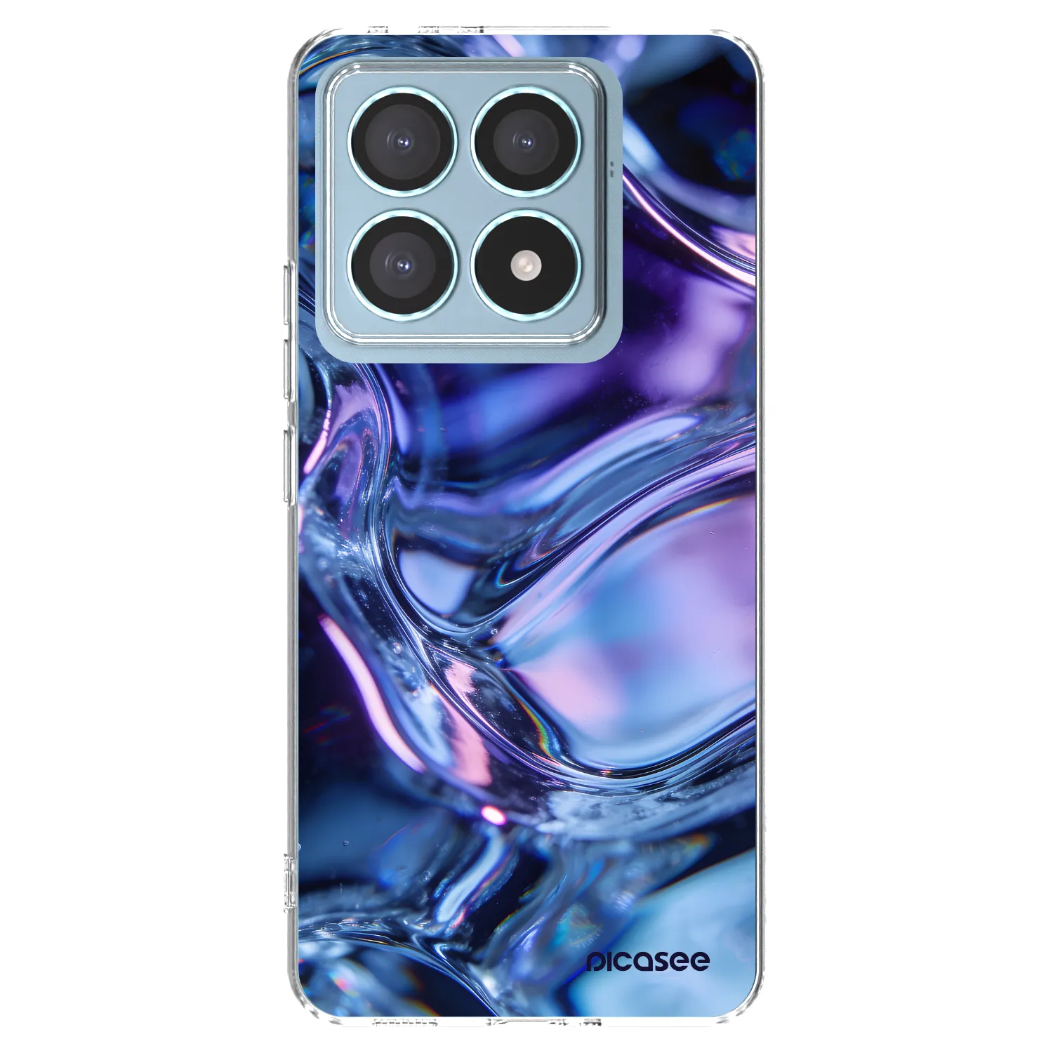 Picasee silikonowe przeźroczyste etui na Xiaomi 14T Pro - Iris liquid