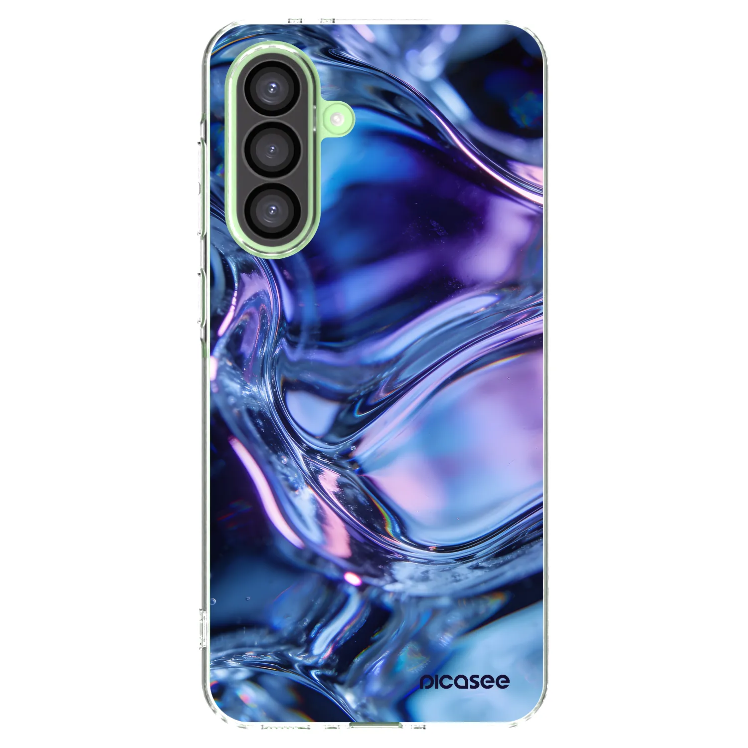 Picasee silikonowe przeźroczyste etui na Samsung Galaxy A26 5G A266B - Iris liquid