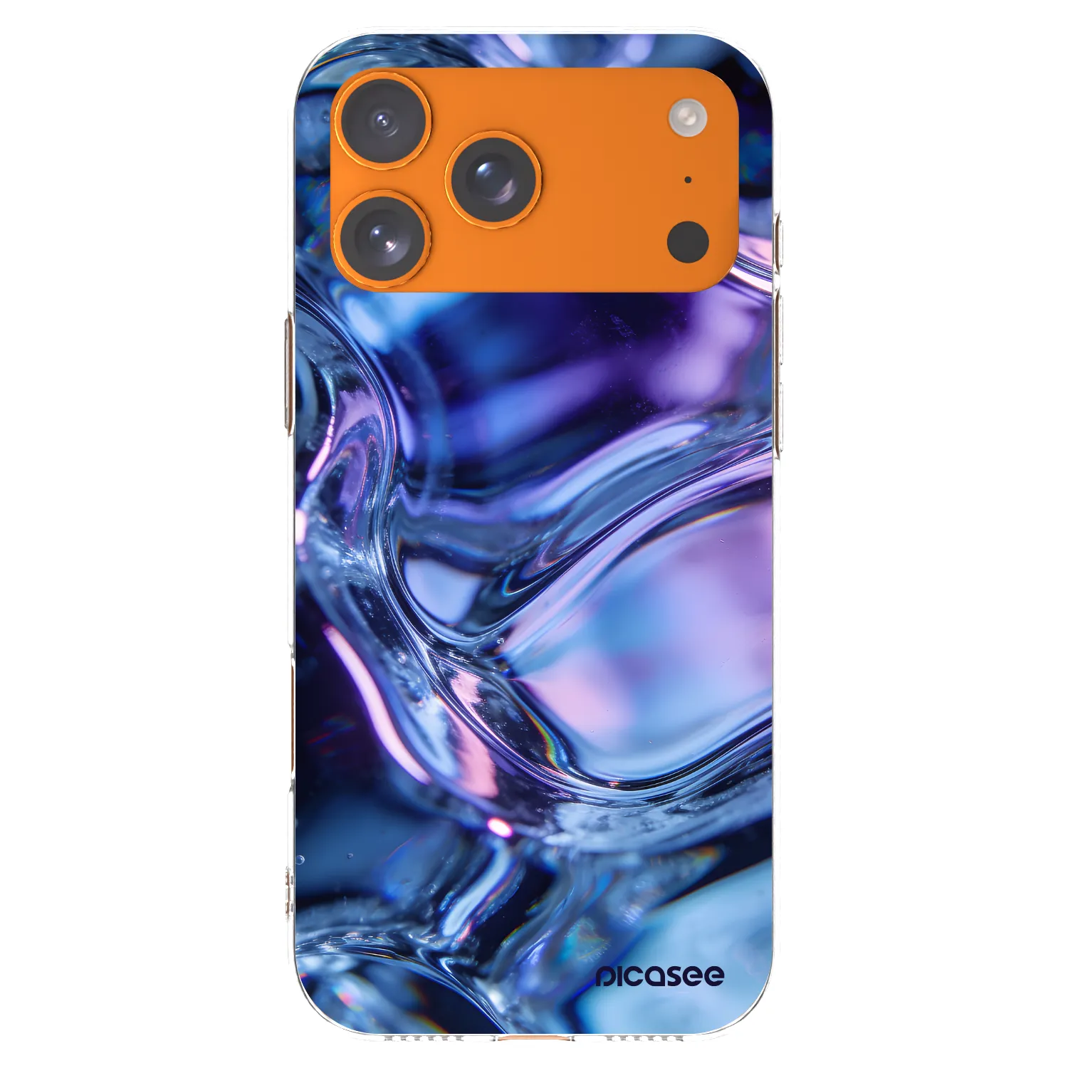 Picasee silikonowe przeźroczyste etui na Apple iPhone 17 Pro Max - Iris liquid