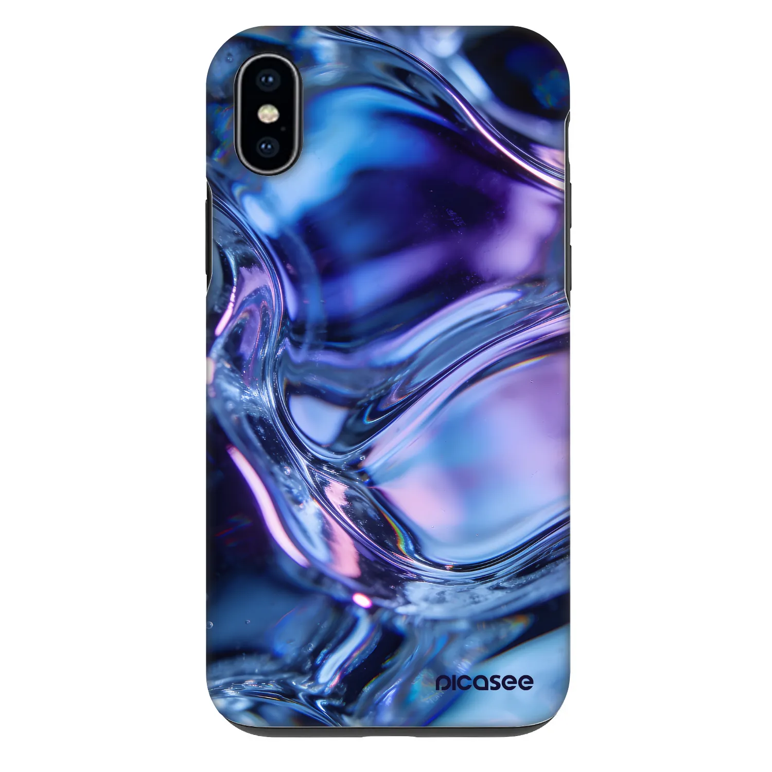 Picasee Fashion Case na Apple iPhone XS Max - Iris liquid