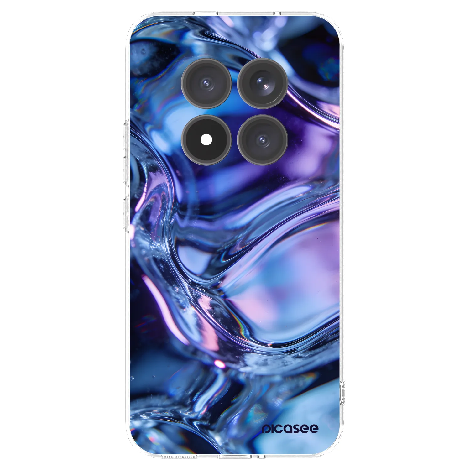 Picasee silikonowe przeźroczyste etui na Xiaomi Redmi Note 15 Pro+ - Iris liquid