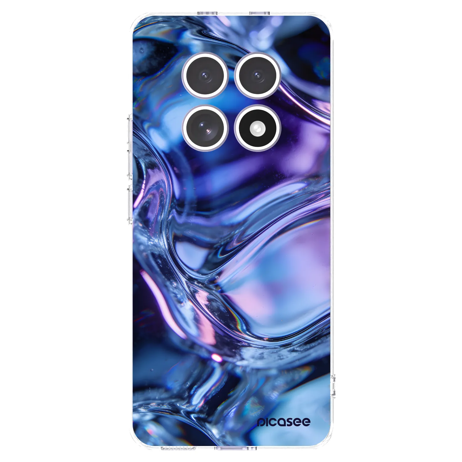 Picasee silikonowe przeźroczyste etui na Xiaomi Redmi Note 15 4G - Iris liquid